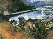 Lovis Corinth, Walchensee bei Mondschein